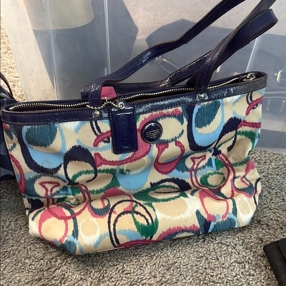 Colorful Patterned Tote Bag